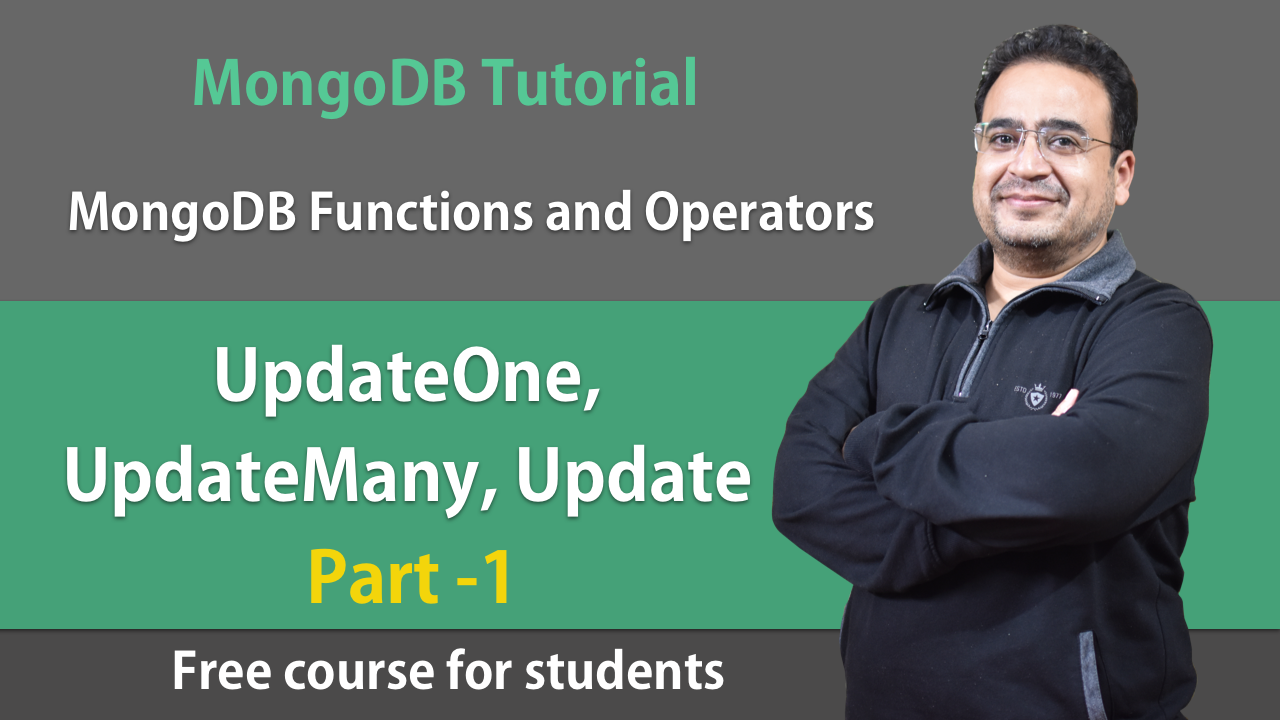 MongoDB update functions and operators, updateone, update many