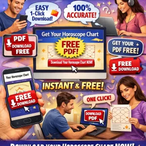 Get Your Horoscope Chart (D1, D9) based on Vedic Astrology - Free Calculator (Free PDF Download)