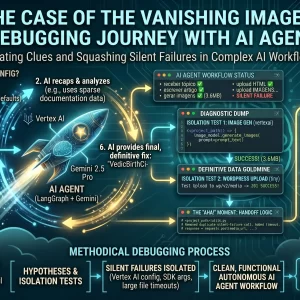 The Case of the Vanishing Images: A Debugging Journey with AI Agents